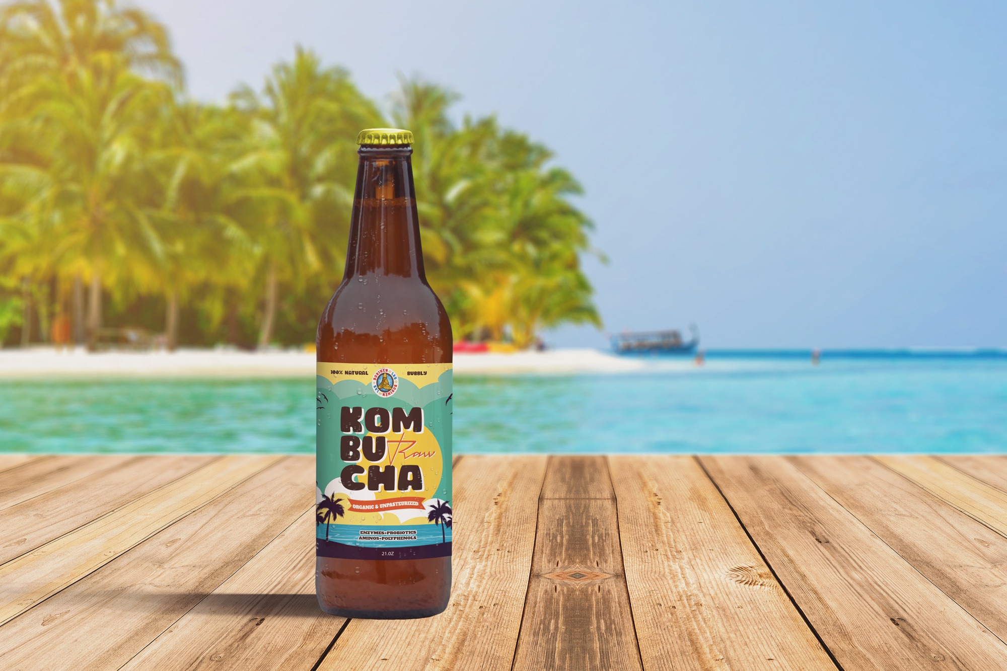 Borikén Labs: diseño de empaque para kombucha